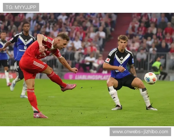 汉堡对阵拜仁半场点球争议，攻防节奏快速交替